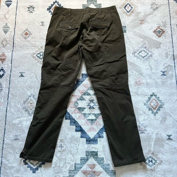 Talbots Womens Pants Size 6 Brown Zip Pockets Modern Fit - Picture 8 of 8